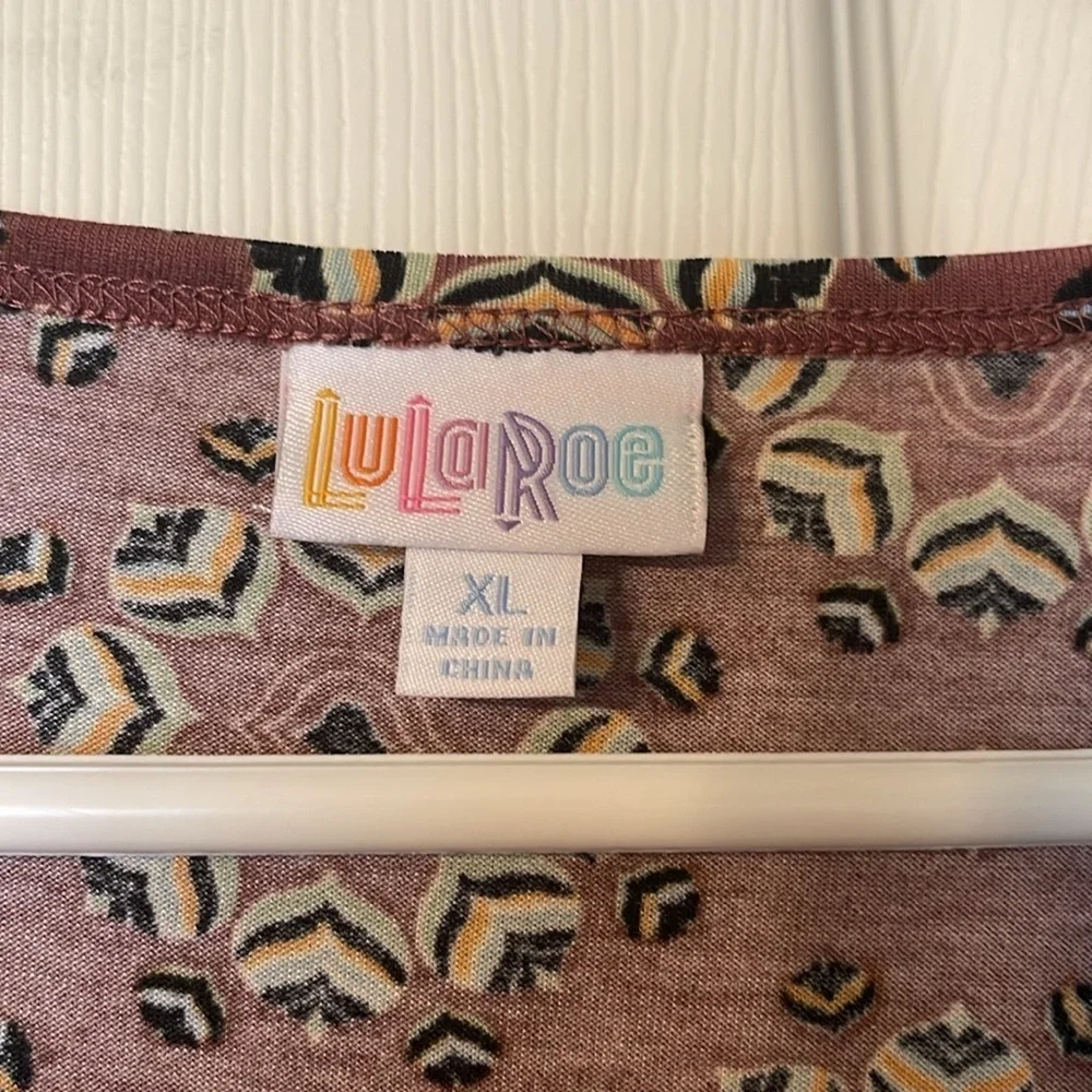 Lularoe hi/lo Dusty Rose pink mauve shirt Women’s size XL—-NWT